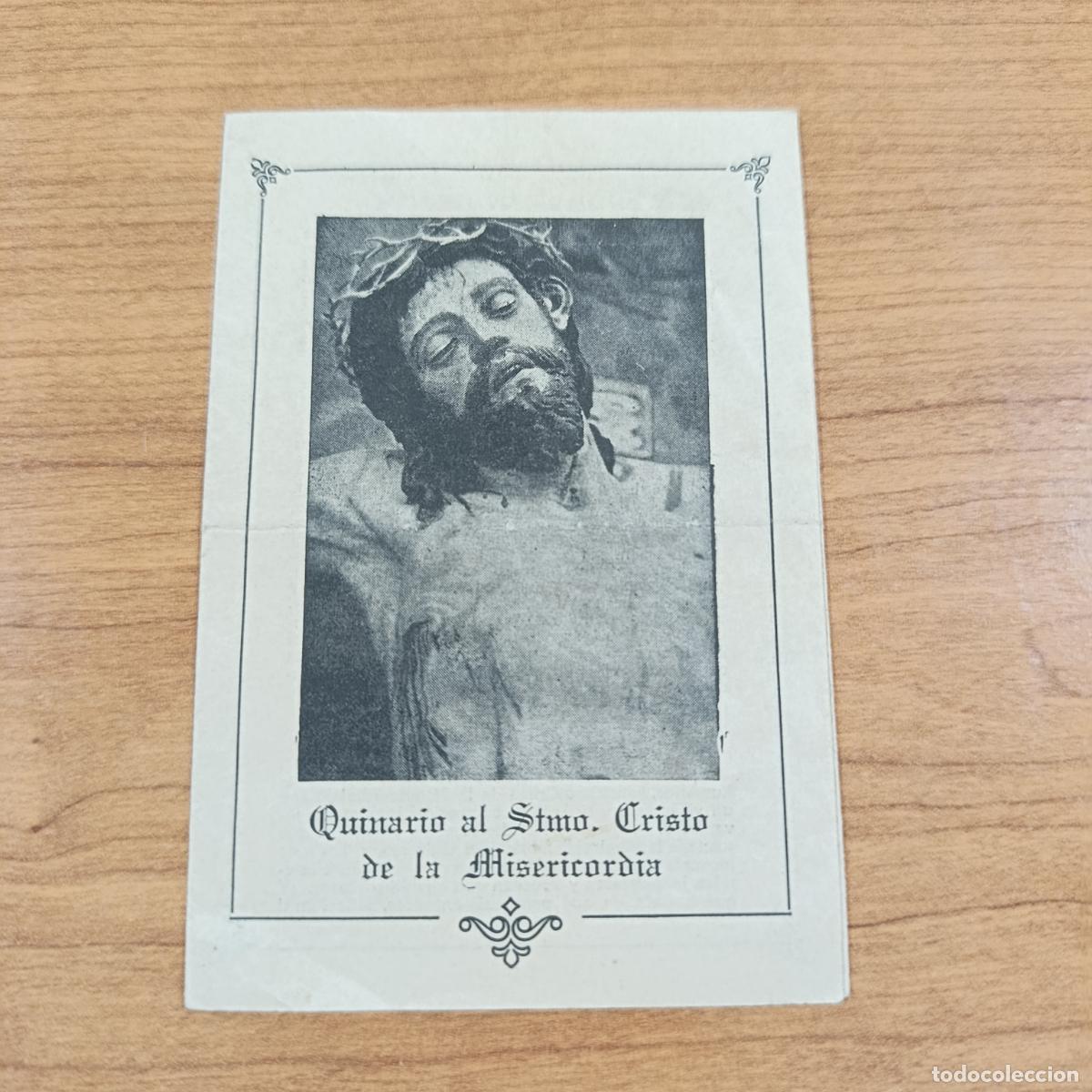 Postales: QUINARIO AL STMO CRISTO DE LA MISERICORDIA.