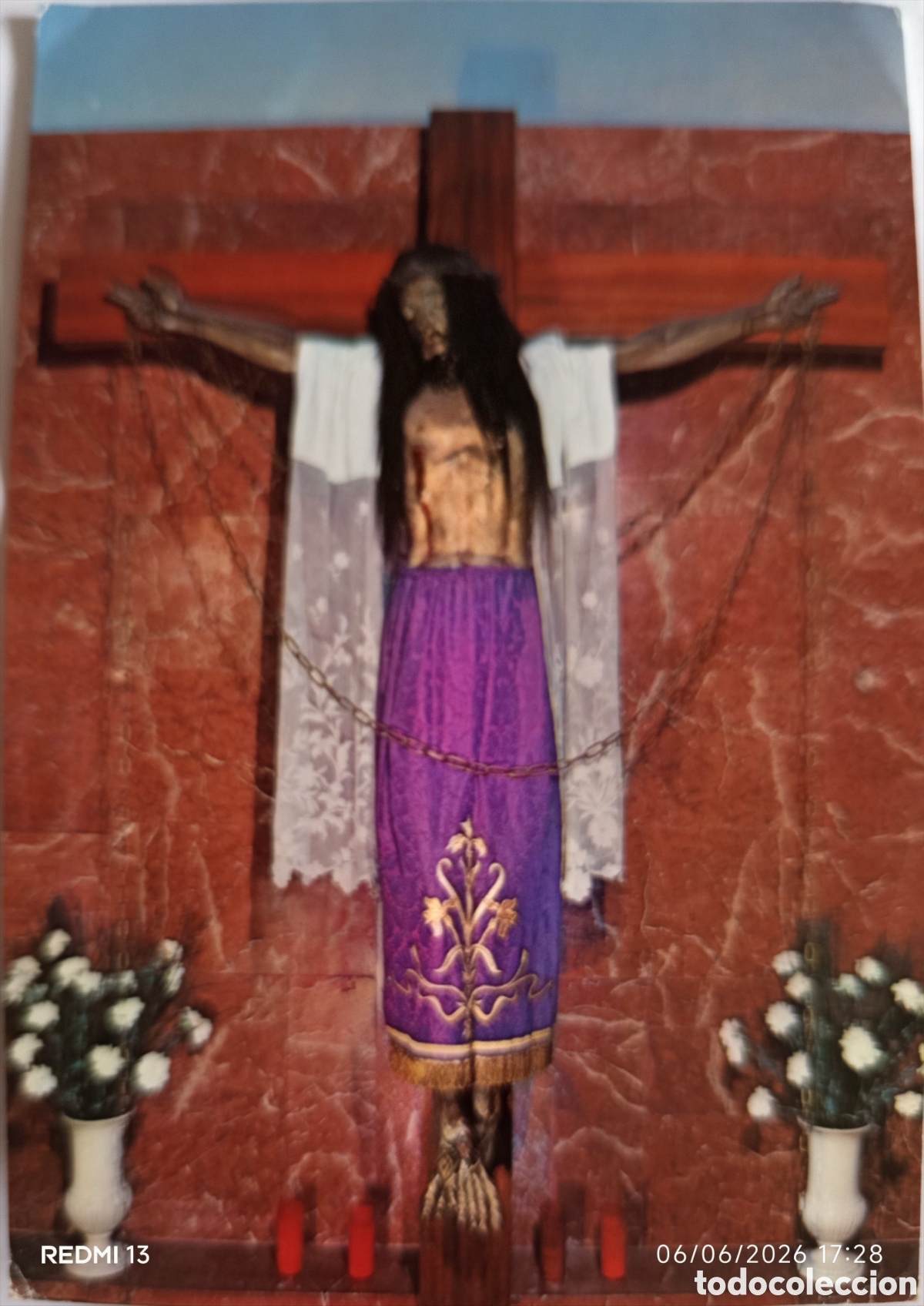 Postales: POSTAL &rdquo;SANTO CRISTO DE LAS CADENAS&rdquo;. OVIEDO. Antigua. La foto fue tomada por los Estudios Nebot.