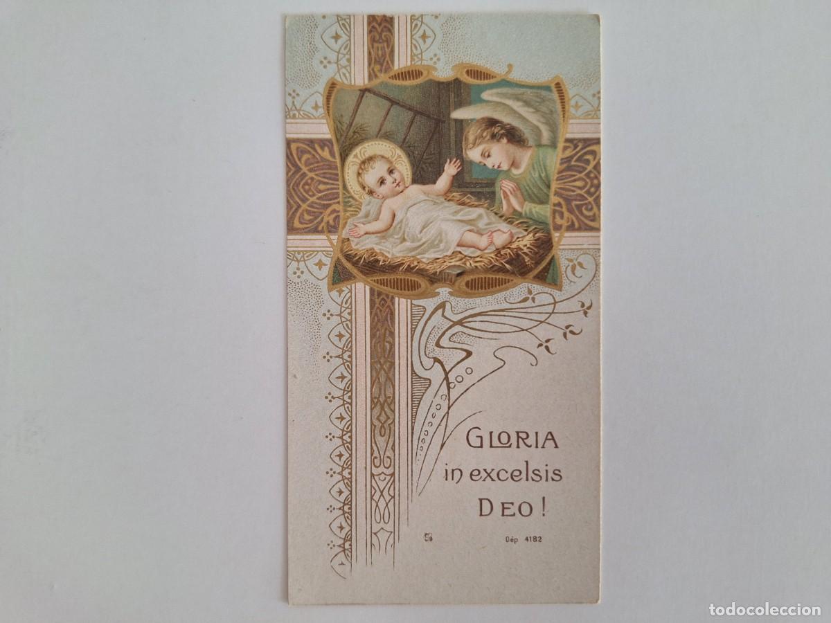 Postales: ANTIGUA ESTAMPA RELIGIOSA GLORIA IN EXCELSIS DEO EST-126 RV