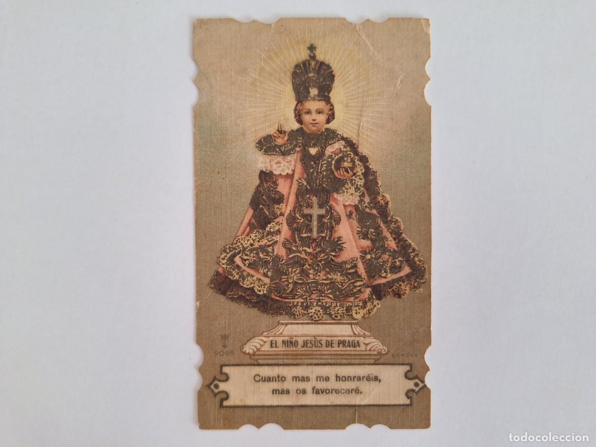 Postales: ANTIGUA ESTAMPA RELIGIOSA EL NI&Ntilde;O JESUS DE PRAGA EST-128 RV