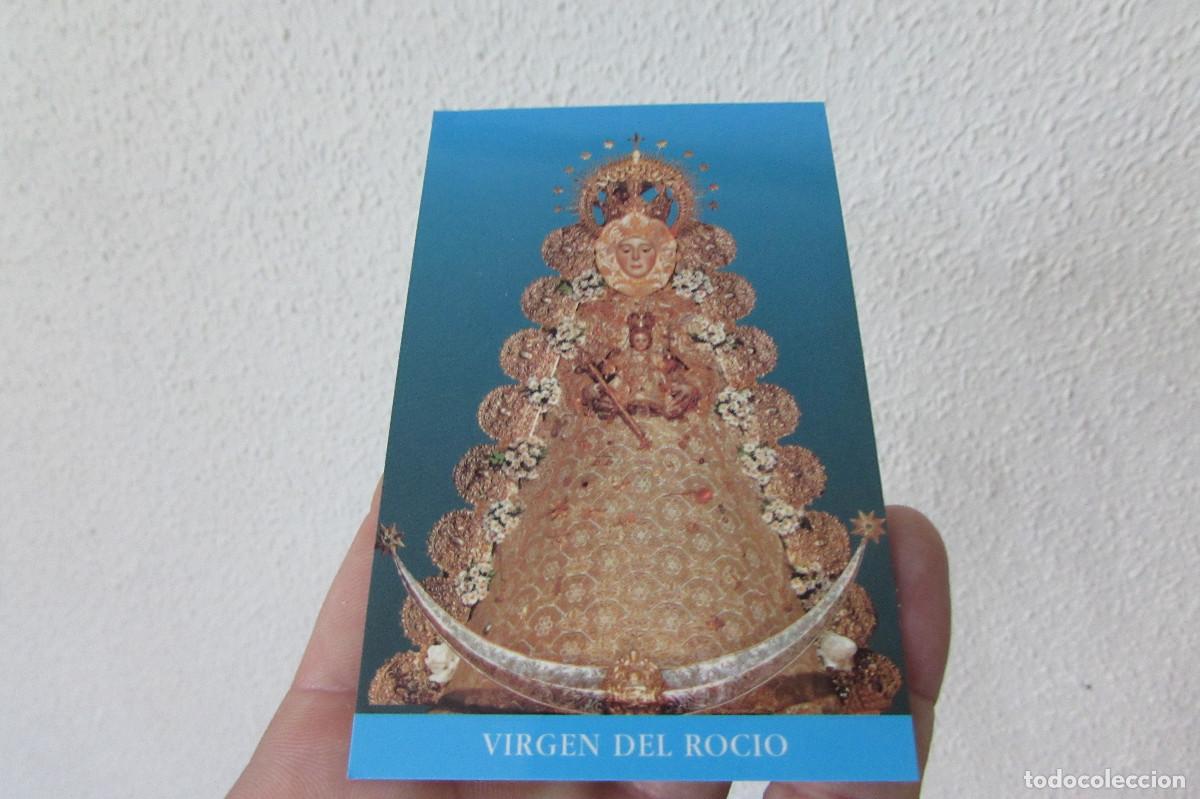 Postales: POSTAL ESTAMPA SEMANA SANTA RELIGIOSA VIRGEN DEL ROCIO ALMONTE HUELVA SALVE ORACION