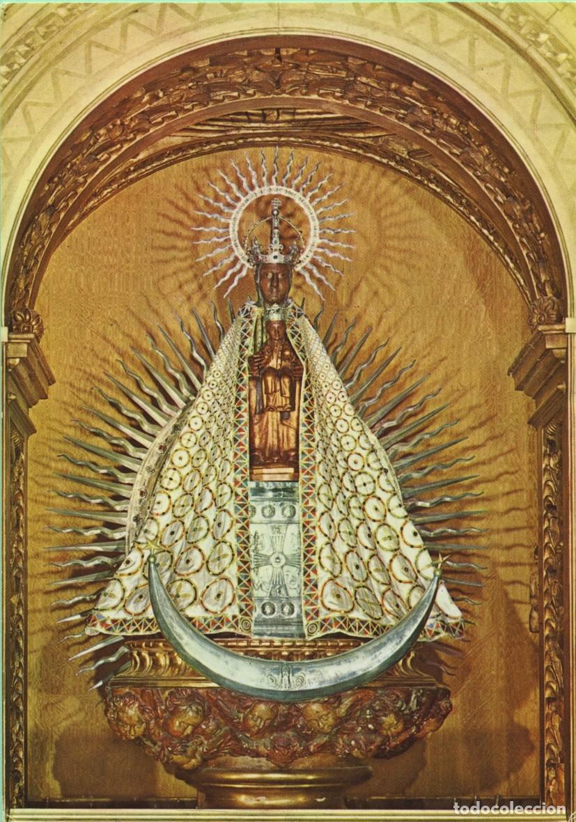 Postales: Nuestra Se&ntilde;ora del Juncal. Imagen del siglo XII. Aparecida en el Bidasoa, Irun. Sin circular. 1970