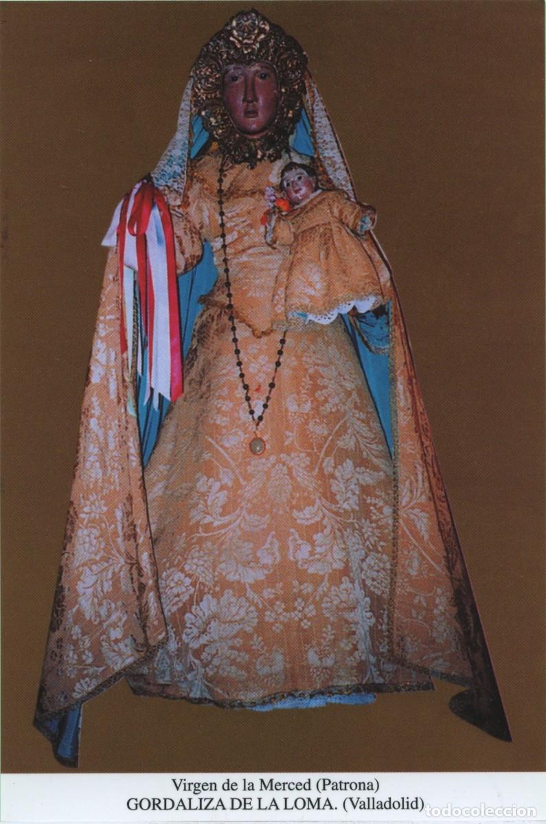Postales: Tarjet&oacute;n. Virgen de la Merced (Patrona). GORDALIZA DE LA LOMA. (Valladolid)