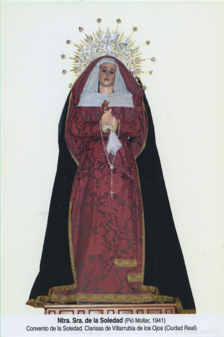 Postales: Tarjeton. Ntra. Sra. de la Soledad (Pi&oacute; Mollar, 1941). Convento de la Soledad. Clarisas de Villarubi