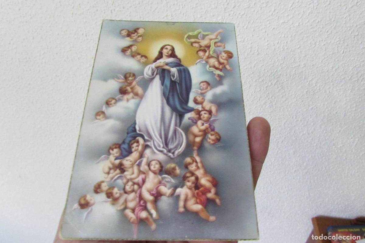 Postales: Antigua Estampa religiosa Postal Inmaculada Concepcion ESCRITA
