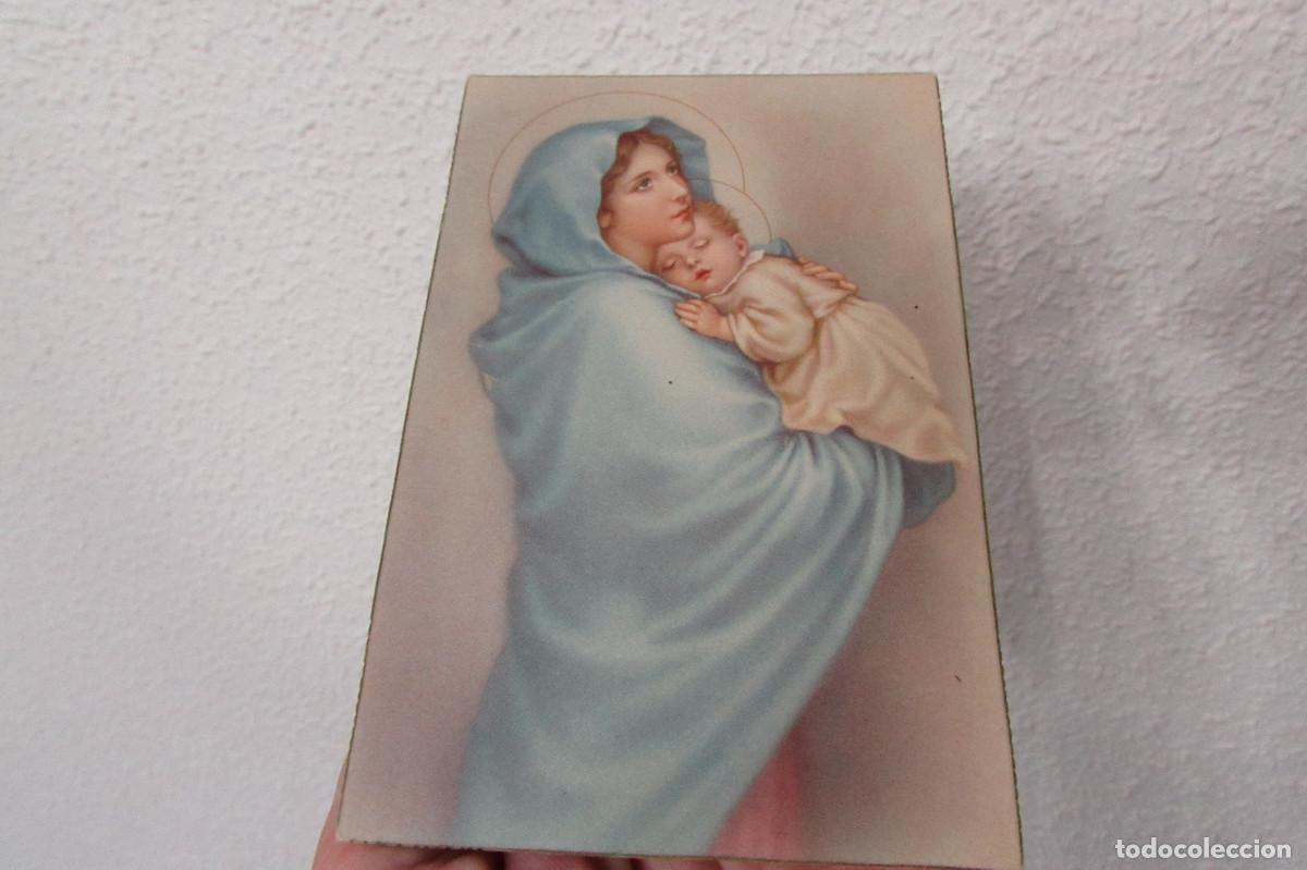 Postales: VIRGEN MARIA Y NI&Ntilde;O JESUS POSTAL ESCRITA