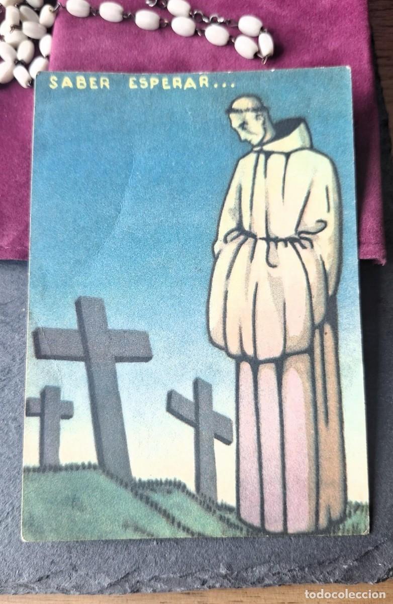 Postais: Estampa Hno. San Rafael Arnaiz &rdquo; Saber Esperar &rdquo;