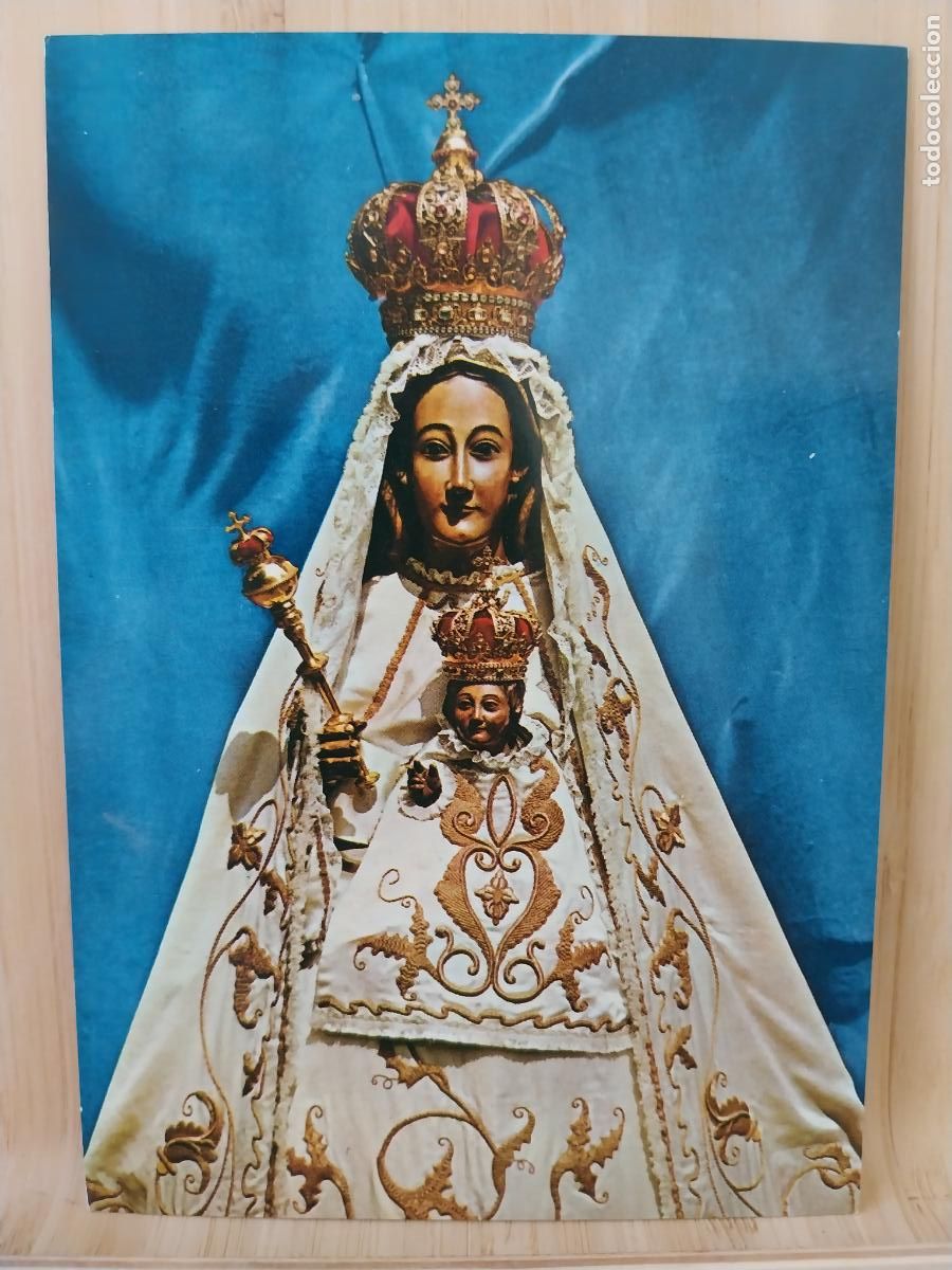 Postales: VIRGEN DE BEGO&Ntilde;A NTRA SRA ED VISTABELLA 20 SC ORIGINAL MANTO CLARO CORONADA