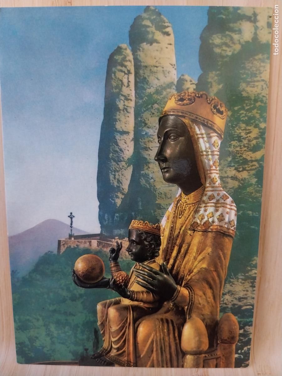 Postales: VIRGEN DE MONTSERRAT NTRA SRA GRANADA ED MARIANAS 1011 SC ORIGINAL CORONADA