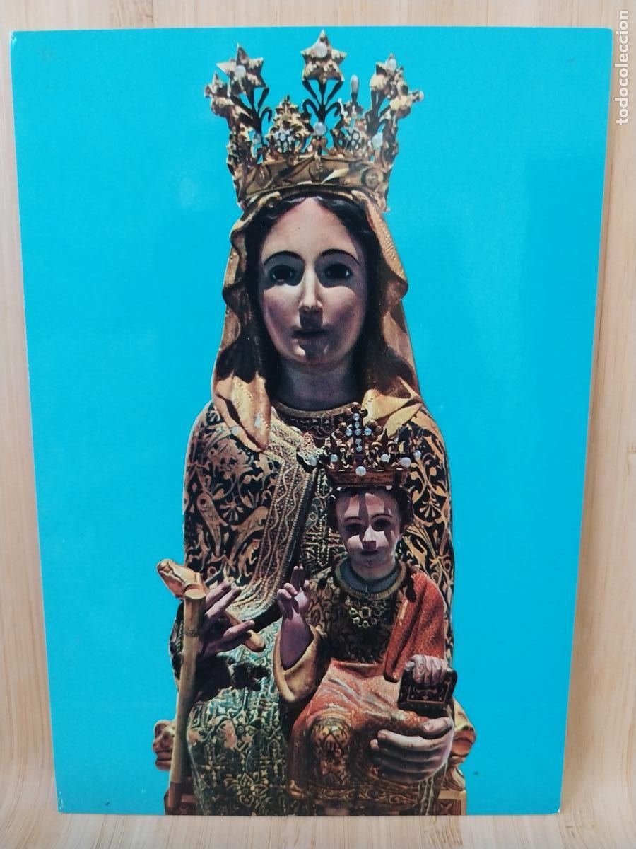 Postales: VIRGEN REMEDIOS NTRA SRA ED GARRABELLA 108 SC ORIGINAL CORONADA MANTO DORADO
