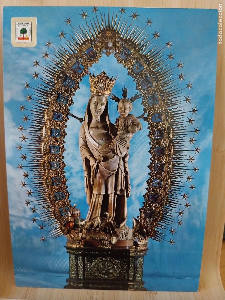 Postales: VIRGEN DE LOS MILAGROS SANTA MARIA DE LA RABIDA NTRA SRA ED FISA 1370 SC ORIGINAL