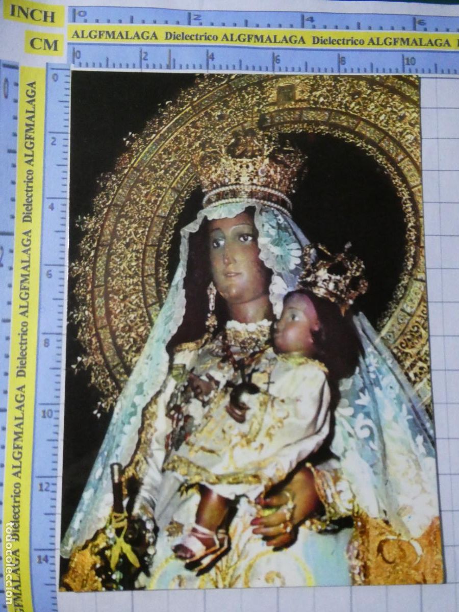 Postales: POSTAL RELIGIOSA SEMANA SANTA. A&Ntilde;O 1969 OCA&Ntilde;A TOLEDO NUESTRA SE&Ntilde;ORA DE REMEDIOS 19 HELIOTIPIA 1455
