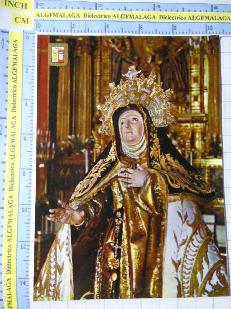 Postales: POSTAL RELIGIOSA SEMANA SANTA. A&Ntilde;O 1964. &Aacute;VILA SANTA TERESA 29 ESCUDO ORO. 1464