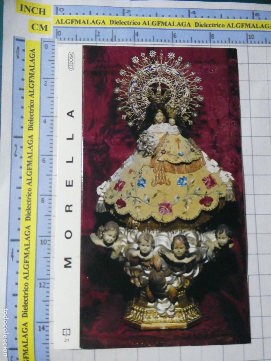 Postales: POSTAL RELIGIOSA SEMANA SANTA. MORELLA VIRGEN DE VALLIVANA. 1471