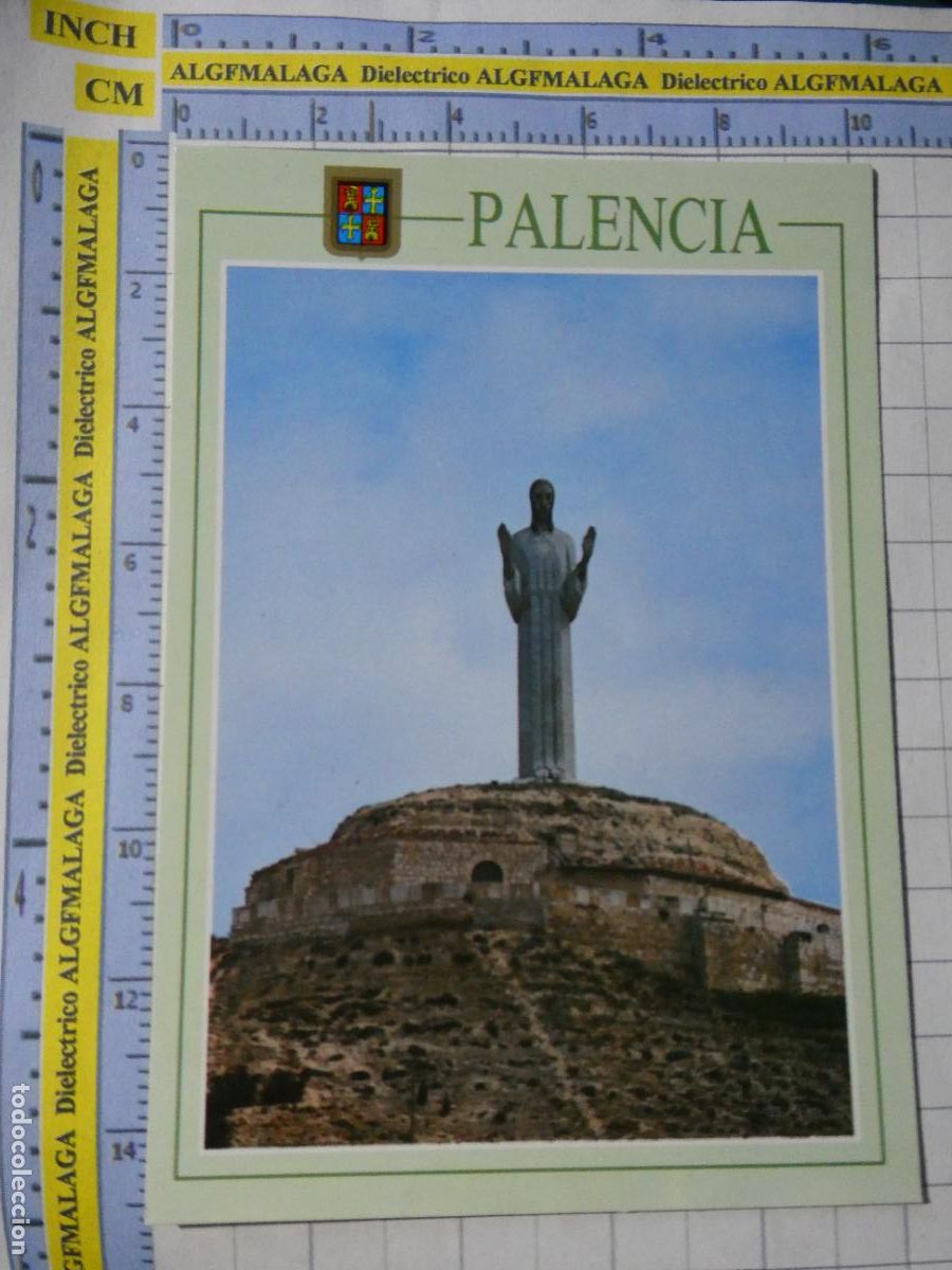 Postales: POSTAL RELIGIOSA SEMANA SANTA. A&Ntilde;O 1977 PALENCIA CRISTO DEL OTERO 37 ESCUDO ORO. 1472