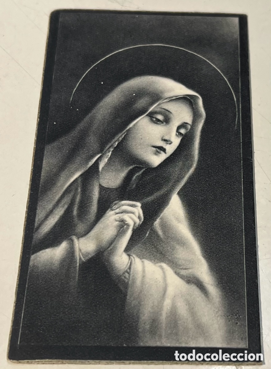 Postales: Estampa Religiosa. Obituario. Totana. Murcia. 1945.