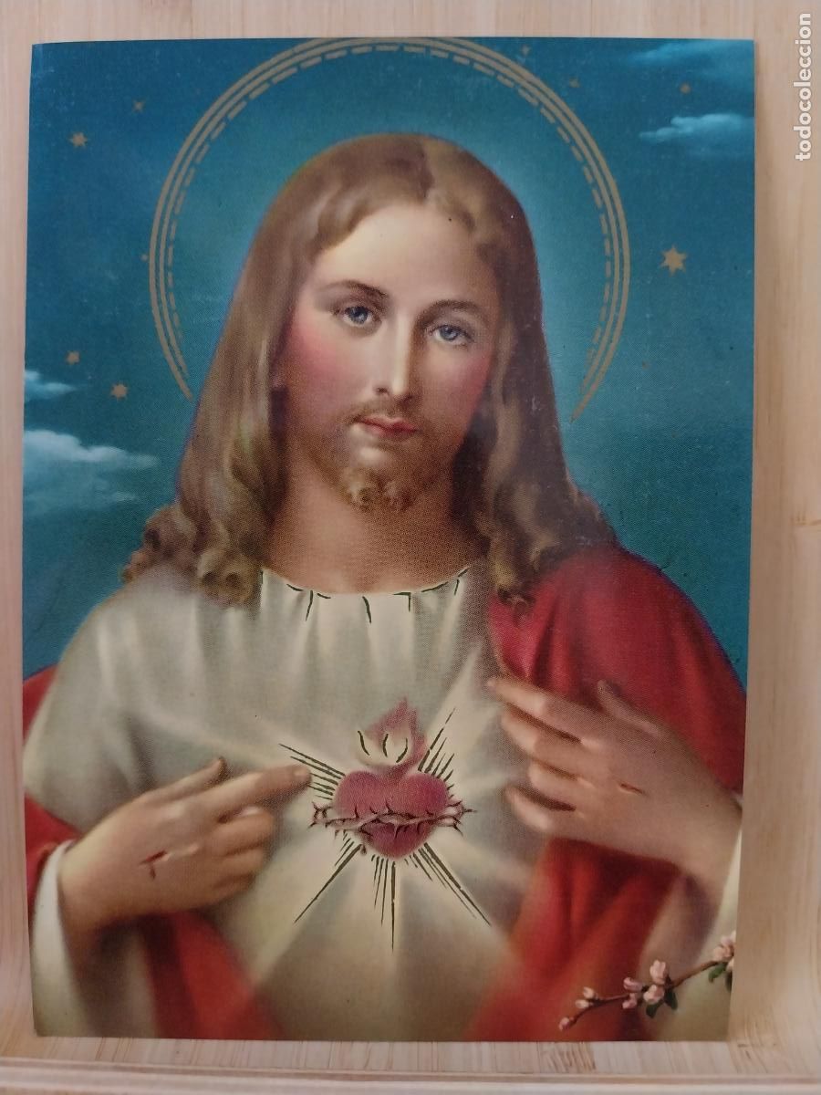Postales: SAGRADO CORAZON DE JESUS ED SANCTUS 69 SC ORIGINAL A&Ntilde;O 1970