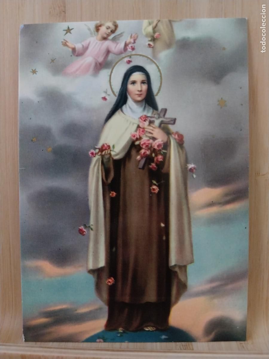Postales: SANTA TERESITA ED SANCTUS 61 SC ORIGINAL A&Ntilde;O 1970