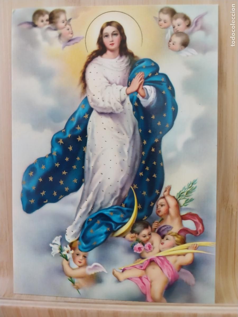 Postales: INMACULADA CONCEPCION ED SANTUS 19 SC ORIGINAL A&Ntilde;O 1970 **