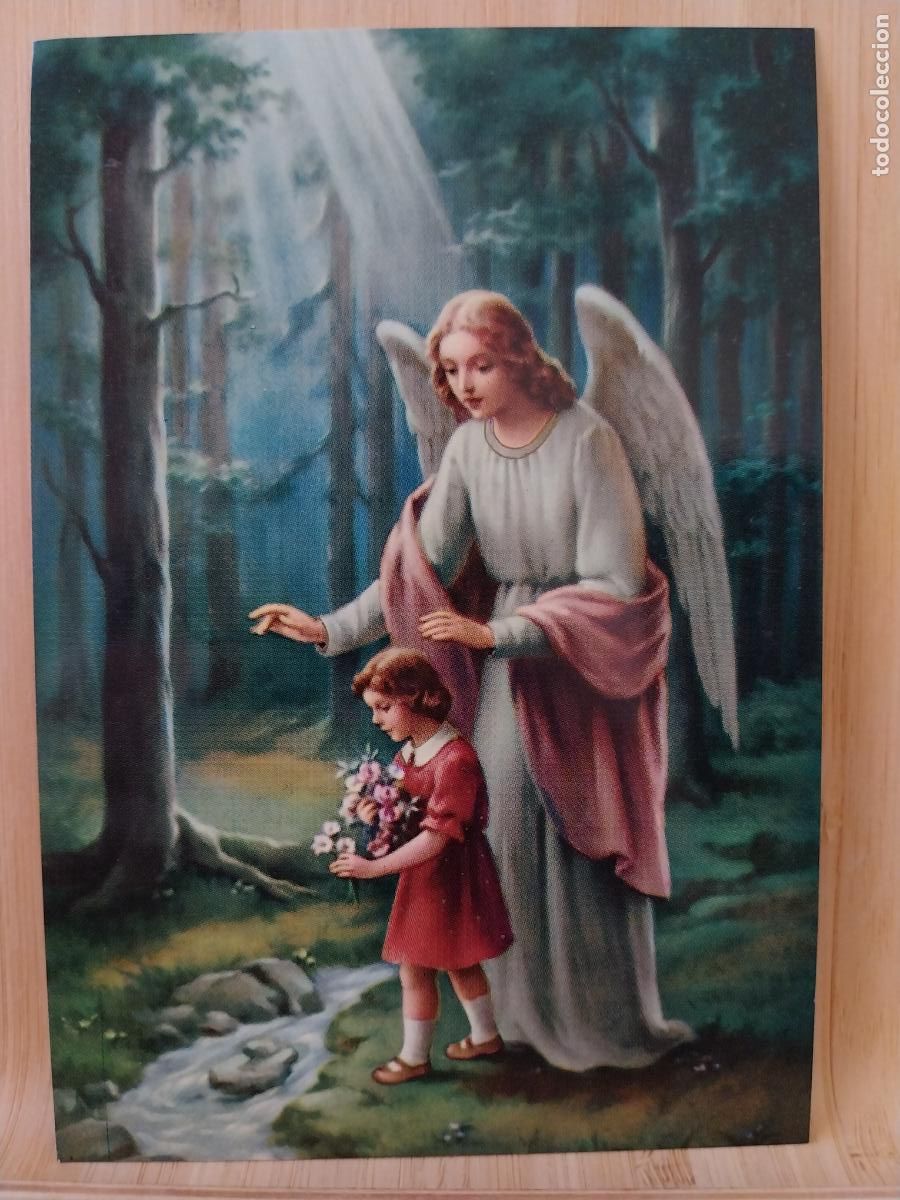 Postales: ANGEL DE LA GUARDA ED SANTUS 17 SC ORIGINAL A&Ntilde;O 1970 **