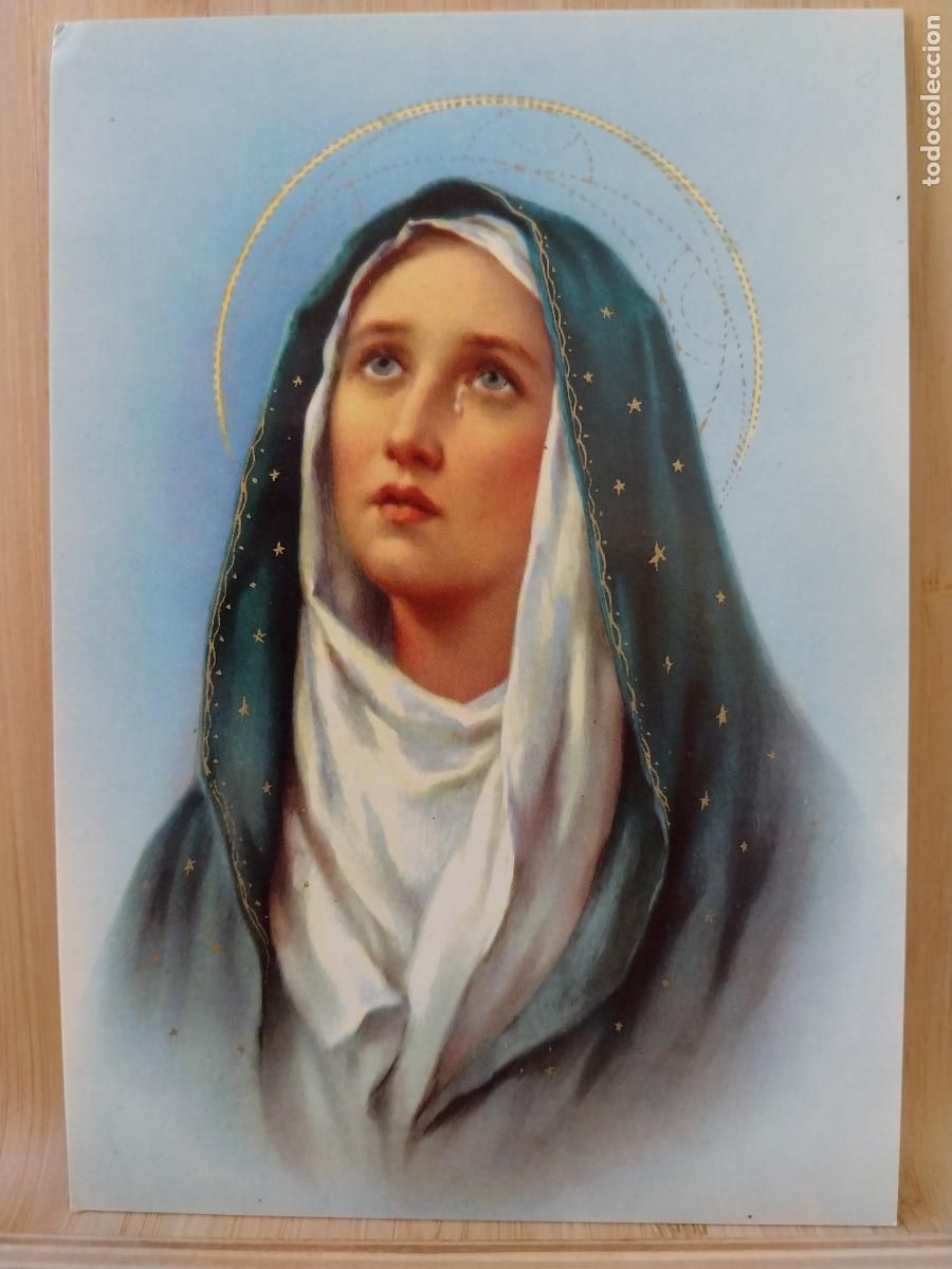 Postales: VIRGEN DE LOS DOLORES ED SANTUS 8 SC ORIGINAL A&Ntilde;O 1970 **