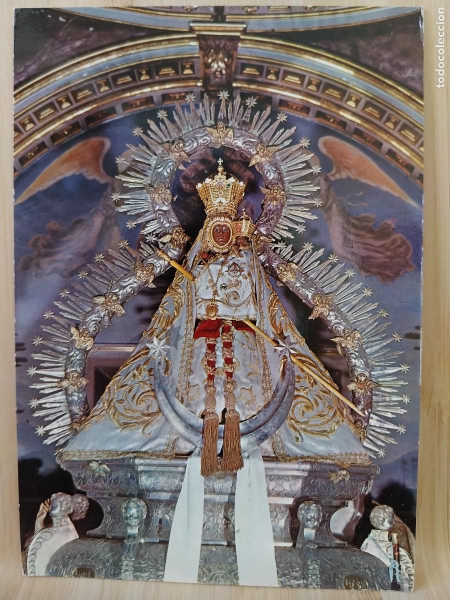 Postales: VIRGEN CABEZA ANDUJAR ED FISA 12 CIRCULADA A&Ntilde;O 1969