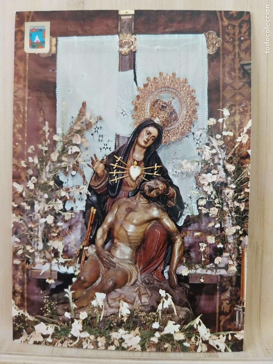 Postales: VIRGEN CARIDAD CARTAGENA ED FISA 9 ESCRITA ORIGINAL CRISTO YACENTE