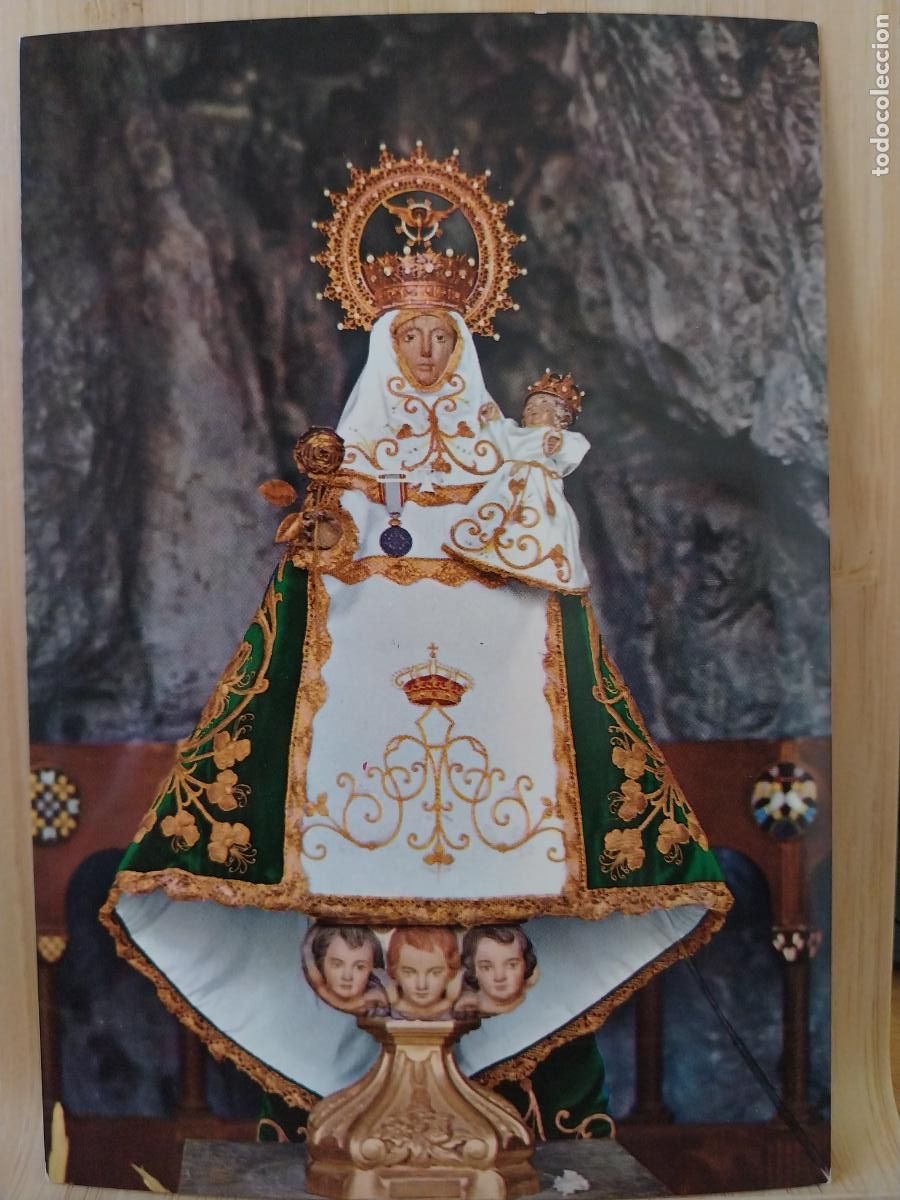 Postales: VIRGEN COVADONGA SANTINA ED GARRAVELLA 14 SC ORIGINAL ASTURIAS
