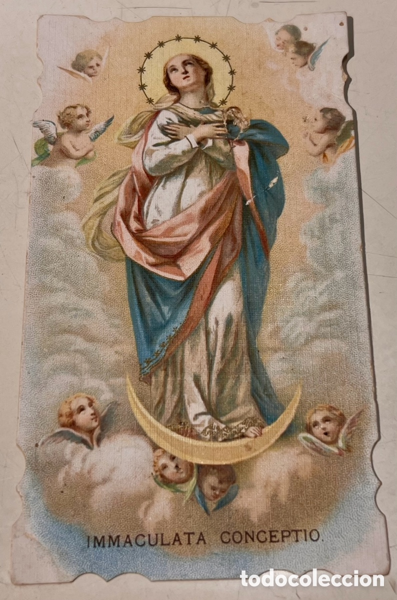 Postales: Estampa Religiosa. Inmaculada Concepcion. A&ntilde;os 50.