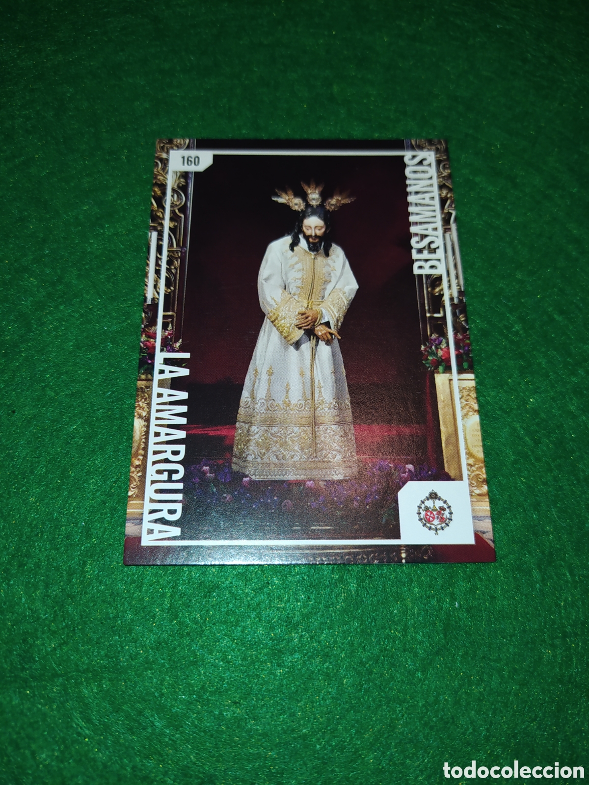 Postales: Holy cards Sevilla semana santa 2026 BESAMANOS N&ordm; 160 LA AMARGURA