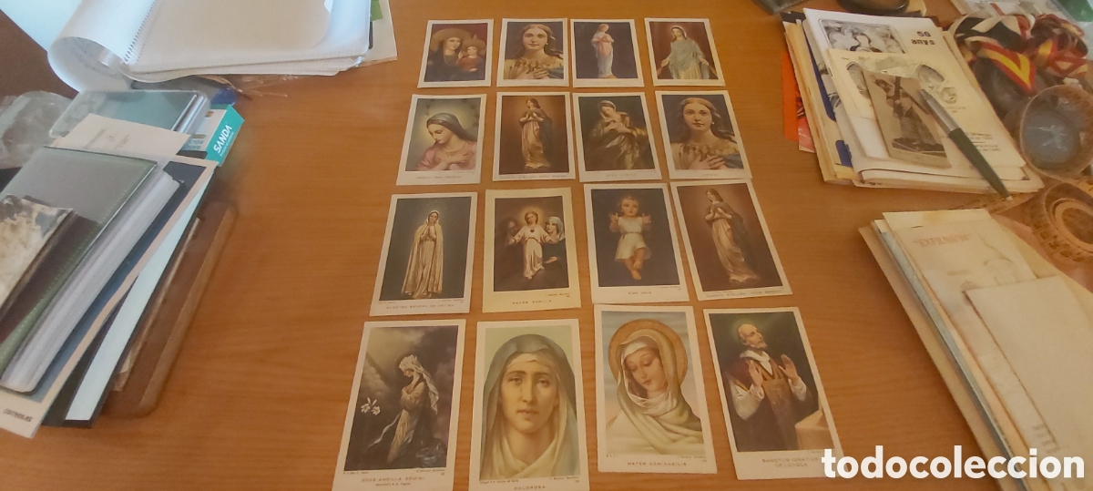 Postales: 16 RECORDATORIOS DE LA VIRGEN. C. MARIANA. BARCELONA