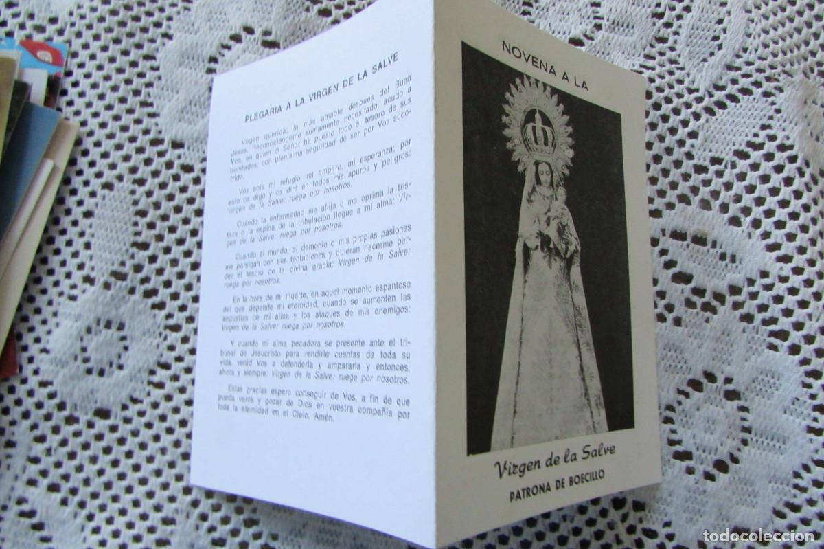 Postales: NOVENA A LA VIRGEN DE LA SALVE PATRONA DE BOECILLO