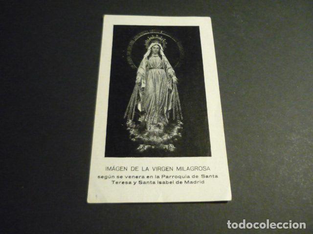 Postales: VIRGEN MILAGROSA ANTIGUA ESTAMPA