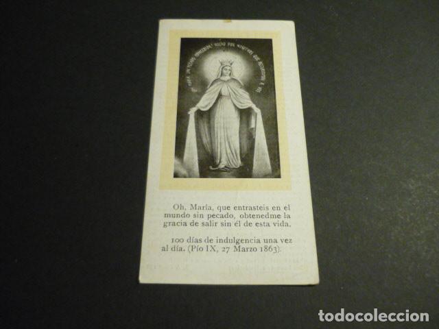 Cartoline: MARIA INMACULADA ANTIGUA ESTAMPA