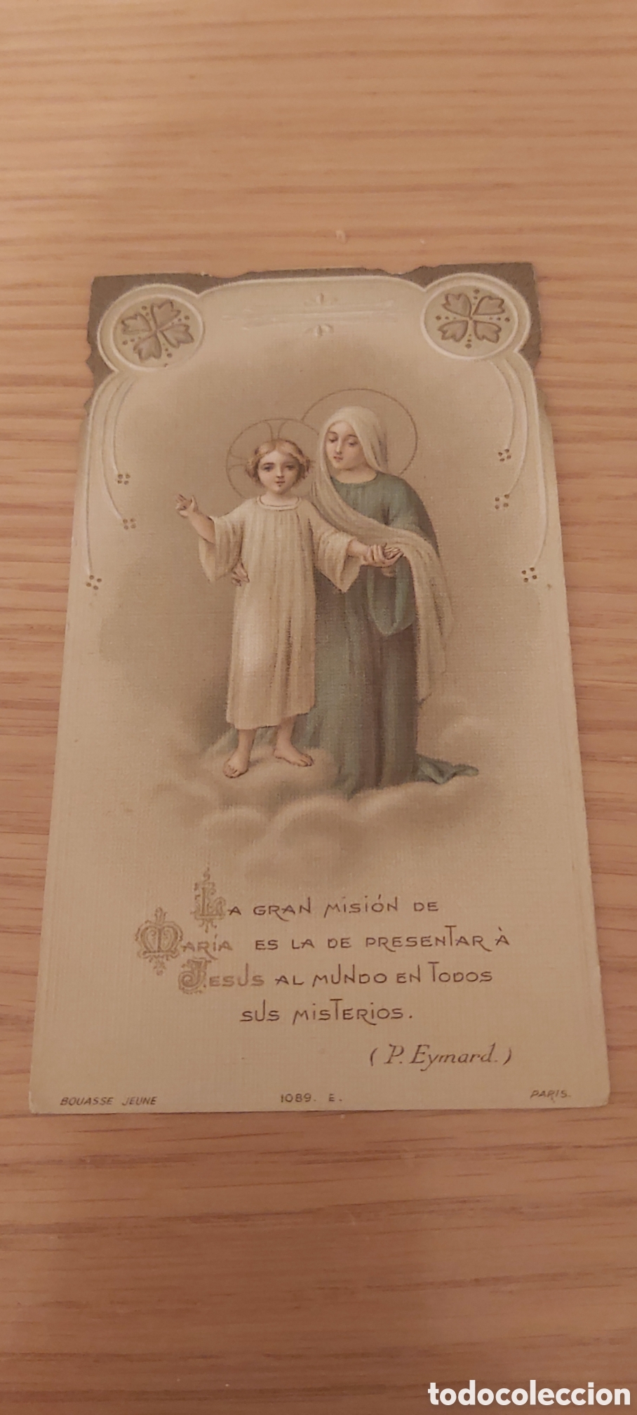 Postales: RECORDATORIO 1927 VIRGEN MARIA