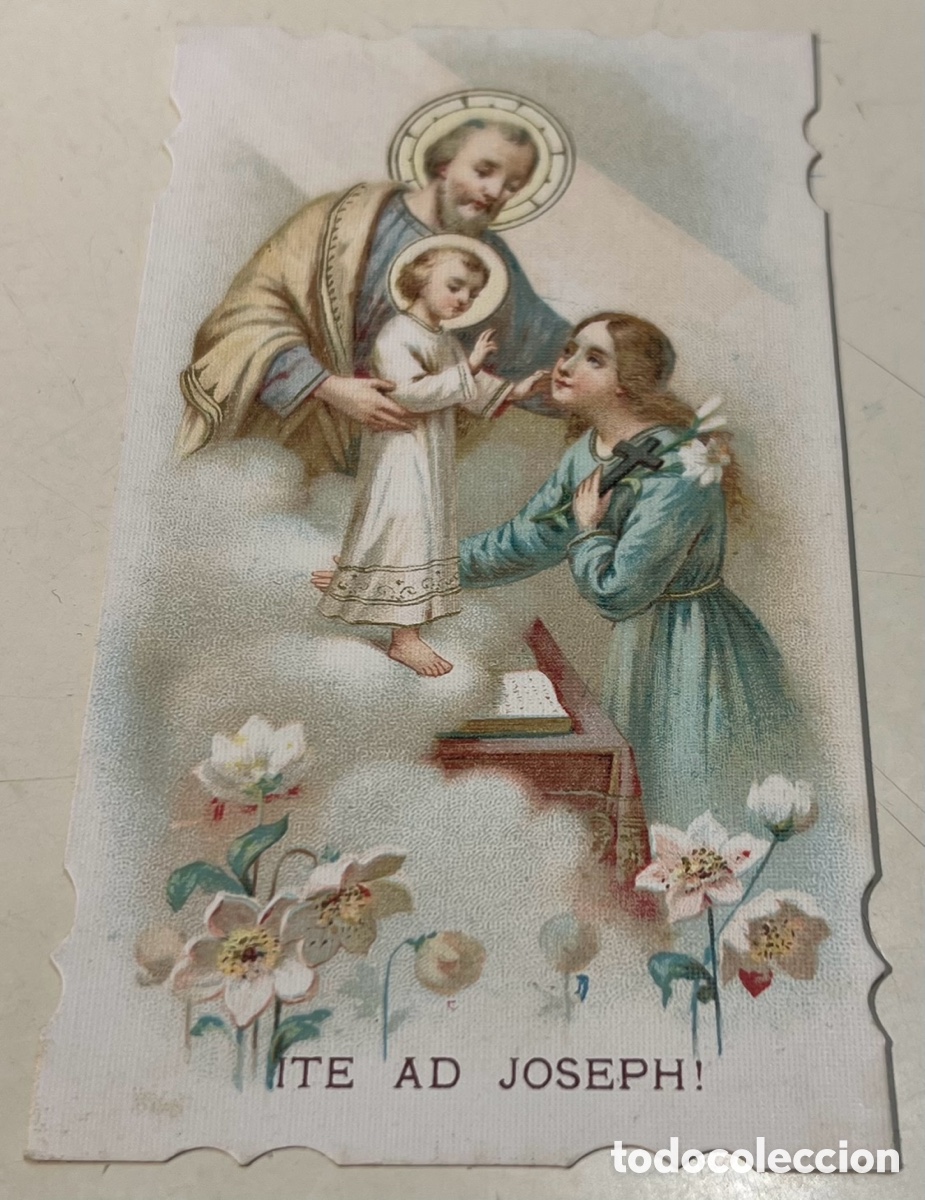 Postales: Estampa Religiosa. ITE Ad Joseph! Viuda de A. Chirivella. Valencia. Mid-Century.