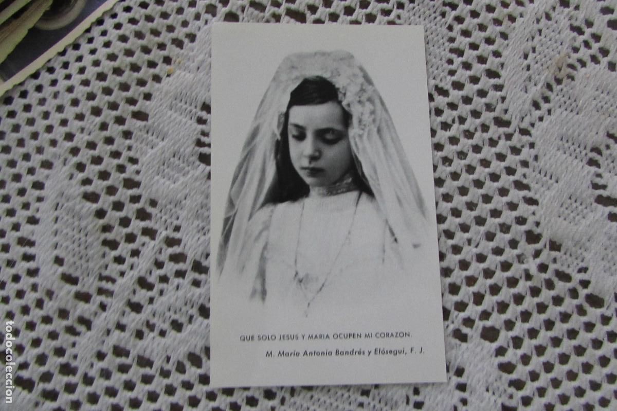 Postales: MARIA ANTONIA BANDR&Eacute;S Y ELOSEGUI