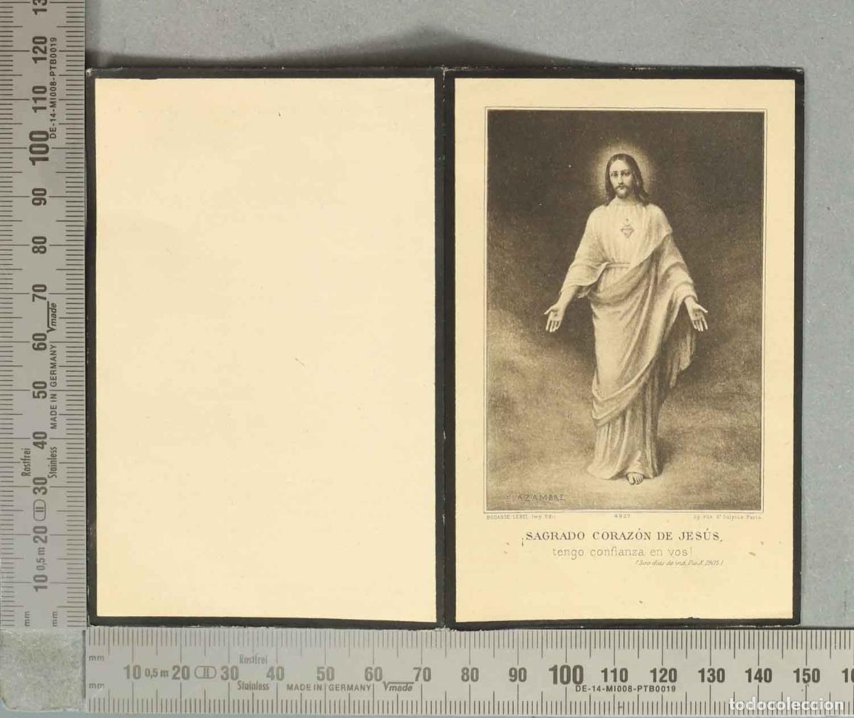 Postkarten: ESQUELA. Sagrado Coraz&oacute;n de Jes&uacute;s - HOMBRE. 1931