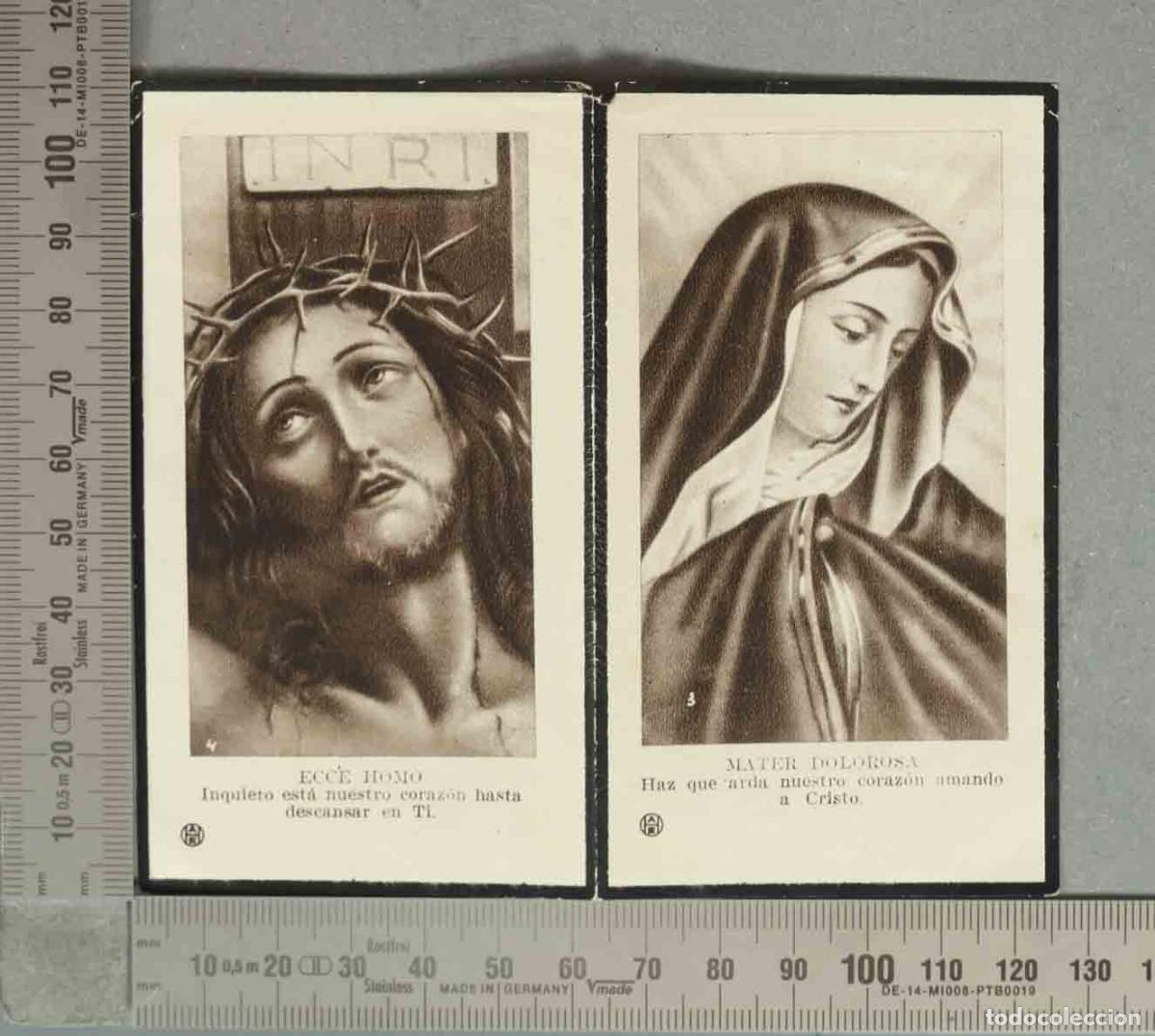 Postkarten: ESQUELA. RAMON DE FRANCH Y ALISEDO. TTE CORONEL DE LA GUARDIA CIVIL. MADRID 1946