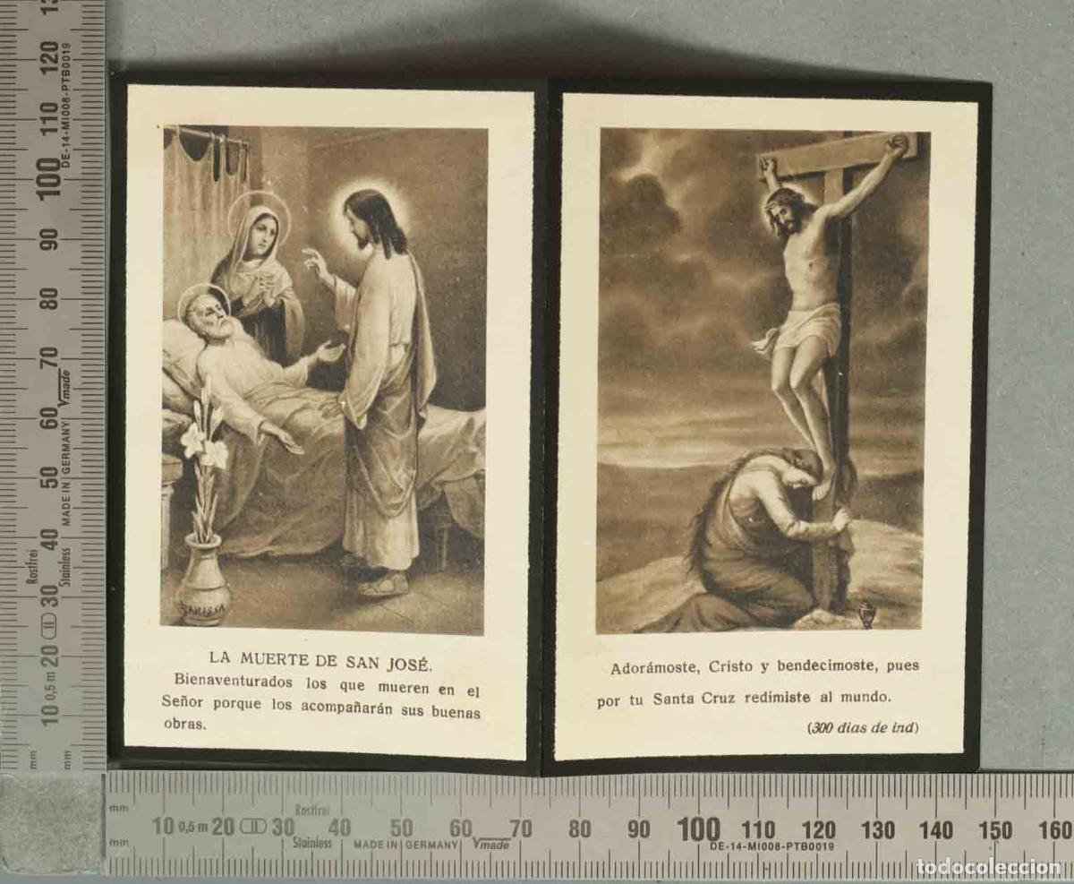 Postales: ESQUELA. La Muerte de San Jos&eacute; - HOMBRE. 1922