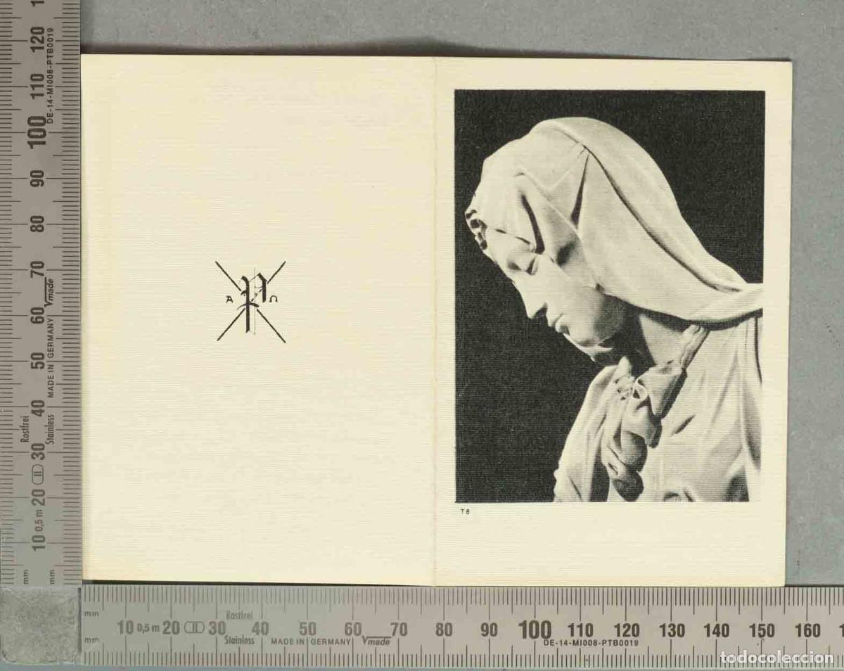 Postales: ESQUELA. &Eacute;xtasis de Santa Teresa - FUENDETODOS MUJER 1959