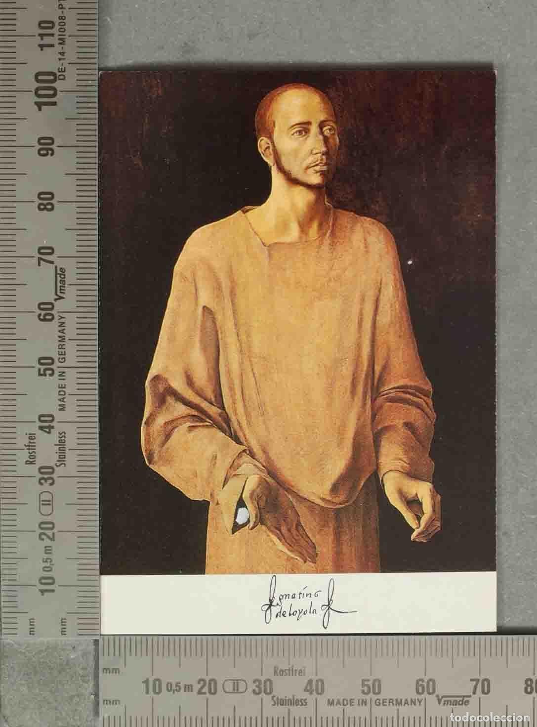 Cartoline: ESTAMPA. St. Ignasi de Loiola Cova de Manresa Oli de Monserrat Gudiol