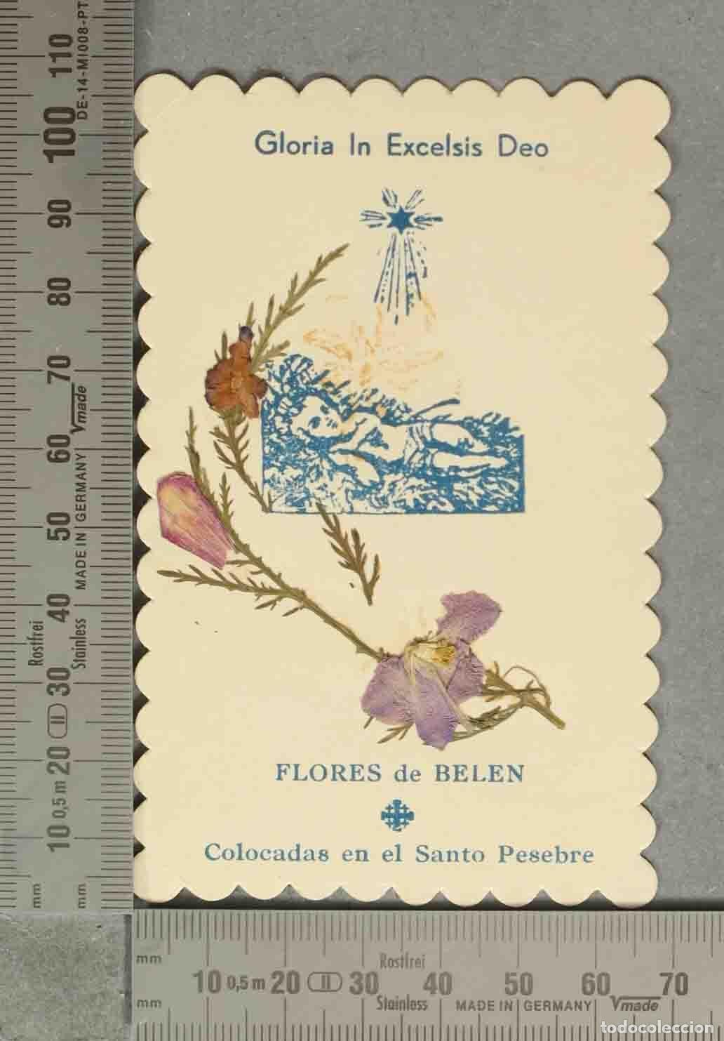 Postales: ESTAMPA RELIQUIA. FLORES DE BELEN.