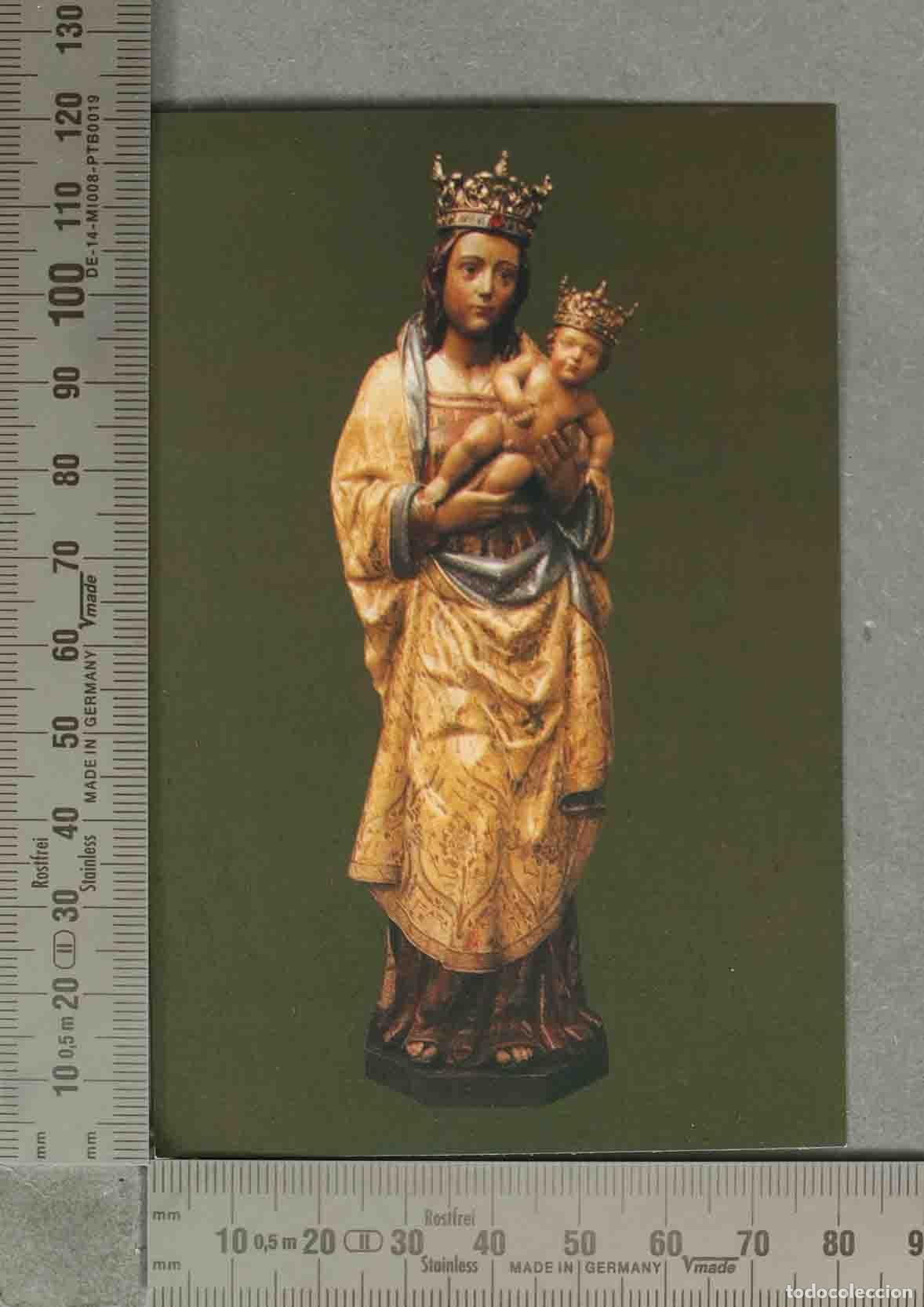 Postales: ESTAMPA. HIMNO DE SANTA MAR&Iacute;A LA REAL DE LA ALMUDENAPATRONA DE MADRID