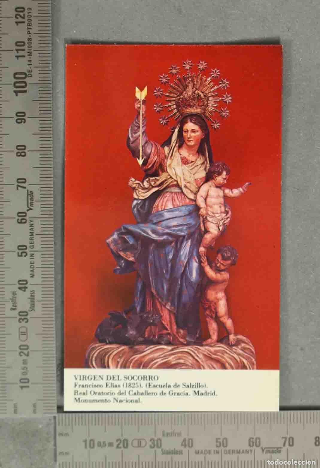 Postales: ESTAMPA. VIRGEN DEL SOCORRRO MADRID