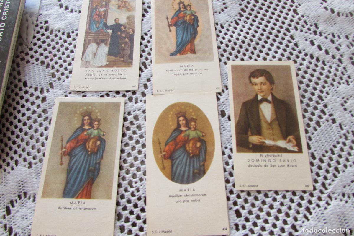 Postales: LOTE ESTAMPAS DON BOSCO..MARIA AUXILIADORA..DOMINGO SAVIO..