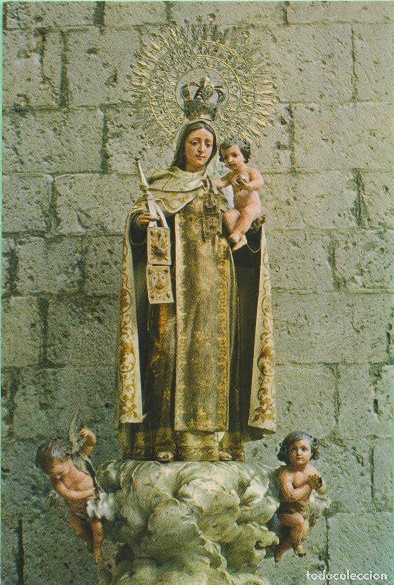 Postales: N&ordm; 4-SAN BENITO EL REAL. Valladolid. Carmelitas Descalzos. Virgen del Carmen (Gregorio Fern&aacute;ndez). S