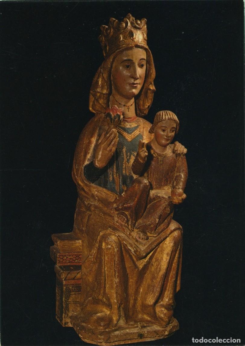 Postales: N&ordm; P-284-VALLADOLID. Museo Nacional de Escultura. La Virgen con el Ni&ntilde;o. Sin circular. ED. SILEX