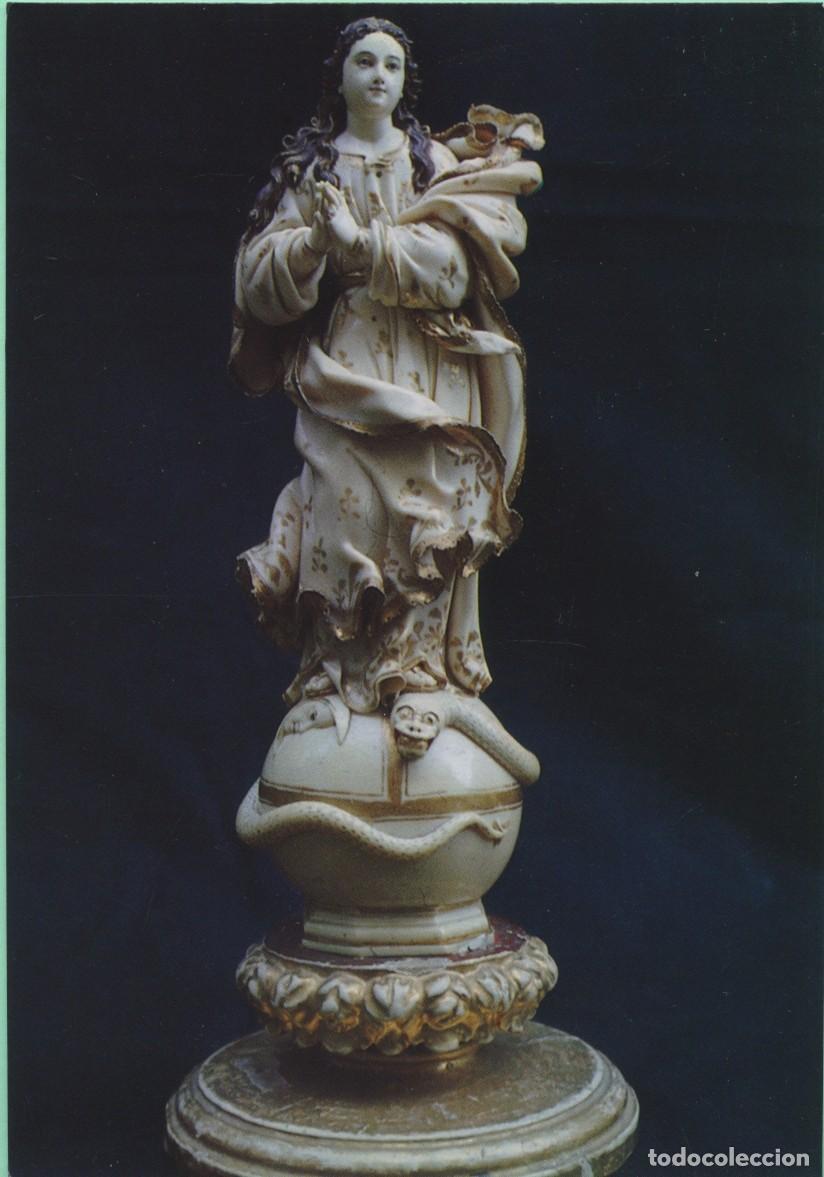 Postales: N&ordm; 45-INMACULADA. Marfil hispano-filipino. S. XVIII. Museo Oriental. Real Colegio PP. Agustinos. Val