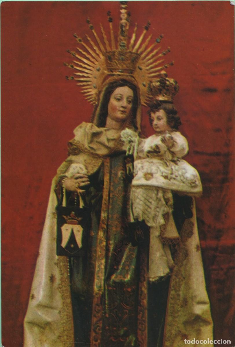 Postales: VALLADOLID. Nuestra Se&ntilde;ora del Carmen de Extramuros. (Talla de Gregorio Fern&aacute;ndez). Sin circular